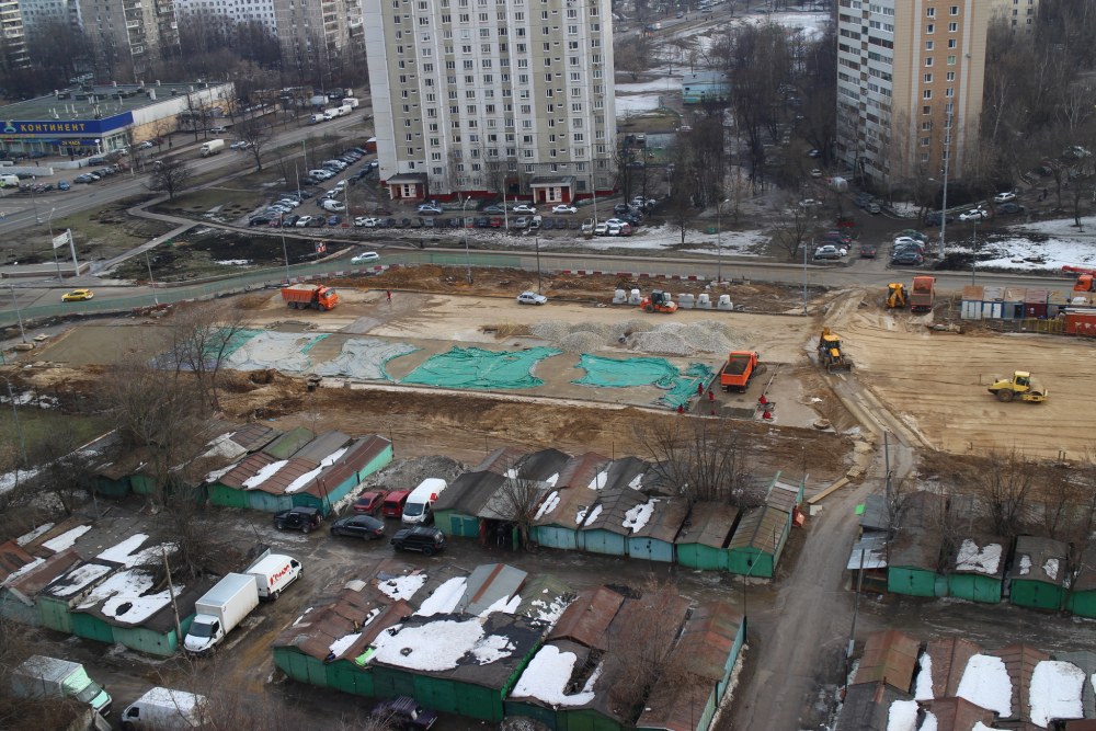 Стройка на красного маяка