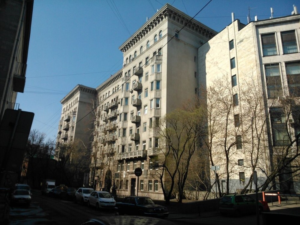 Дом артистов большого театра в Брюсовом переулке