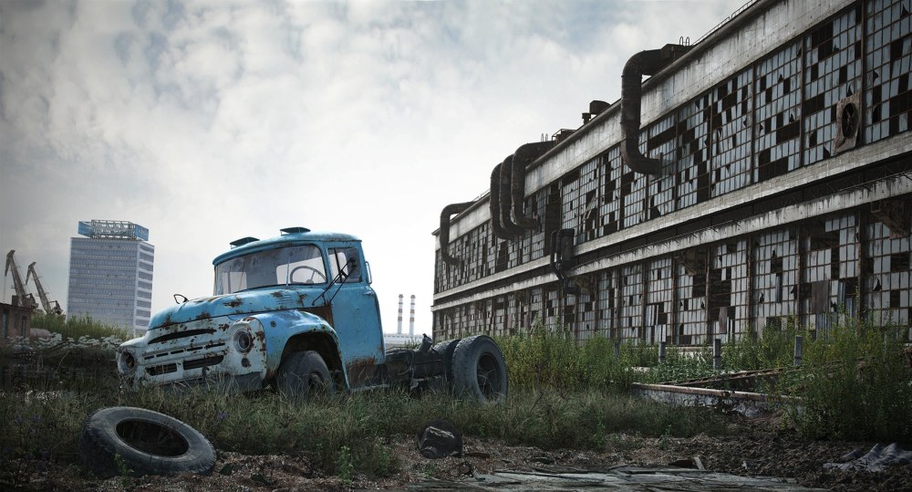 Заброшенный автозавод ЗИЛ