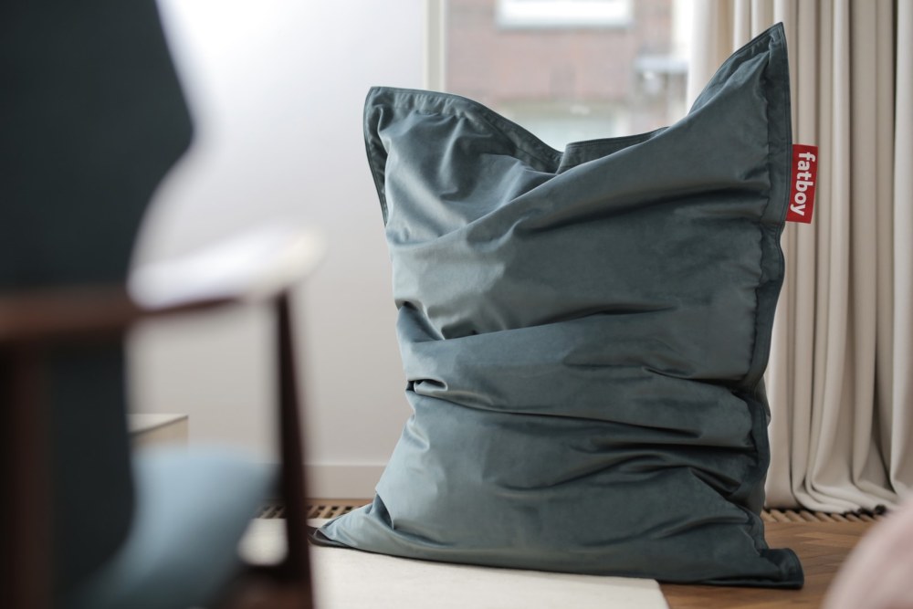 Velvet Bean Bag