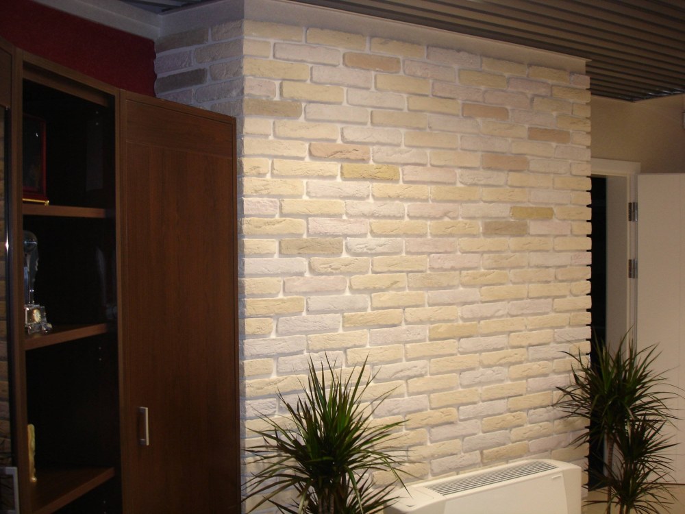 3d cамоклеющиеся панели "кирпич Оникс" (Brick Beige-White)