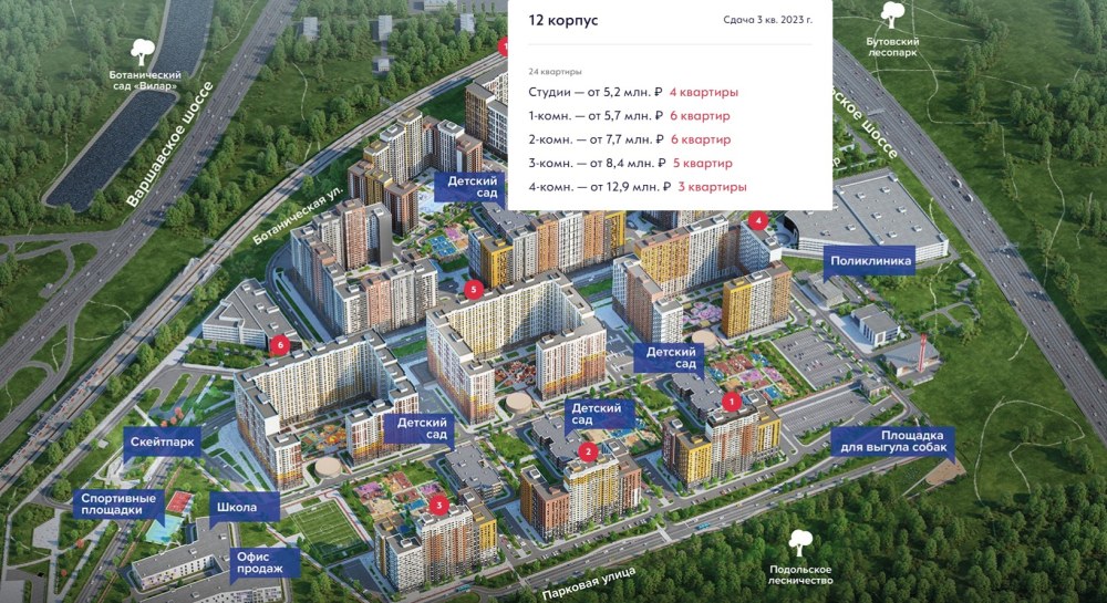 Жилой район Южная Битца