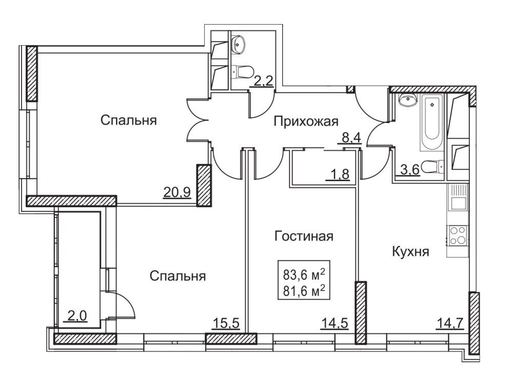 ЖК Рассказово планировки
