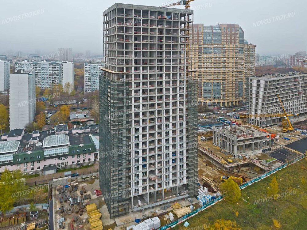 Ход строительства Ольховский парк 2