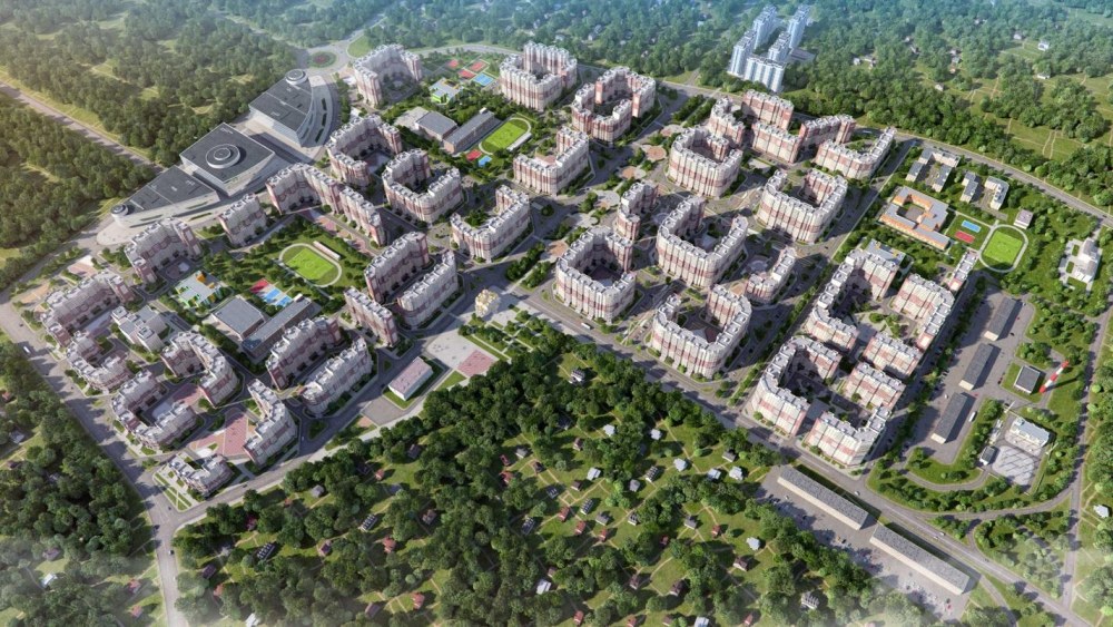Микрорайон новое Пушкино