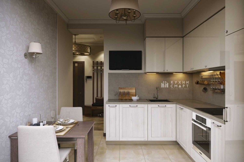 Интерьер кухни 9 кв метров