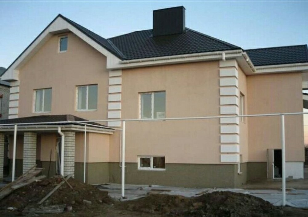 Фасадная штукатурка дома