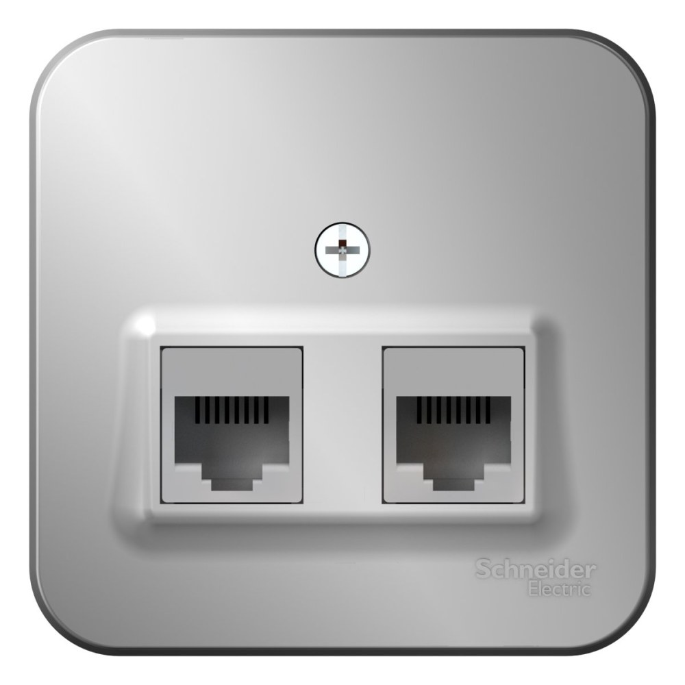 Розетка Schneider Electric Blanca двойная компьютерная rj45