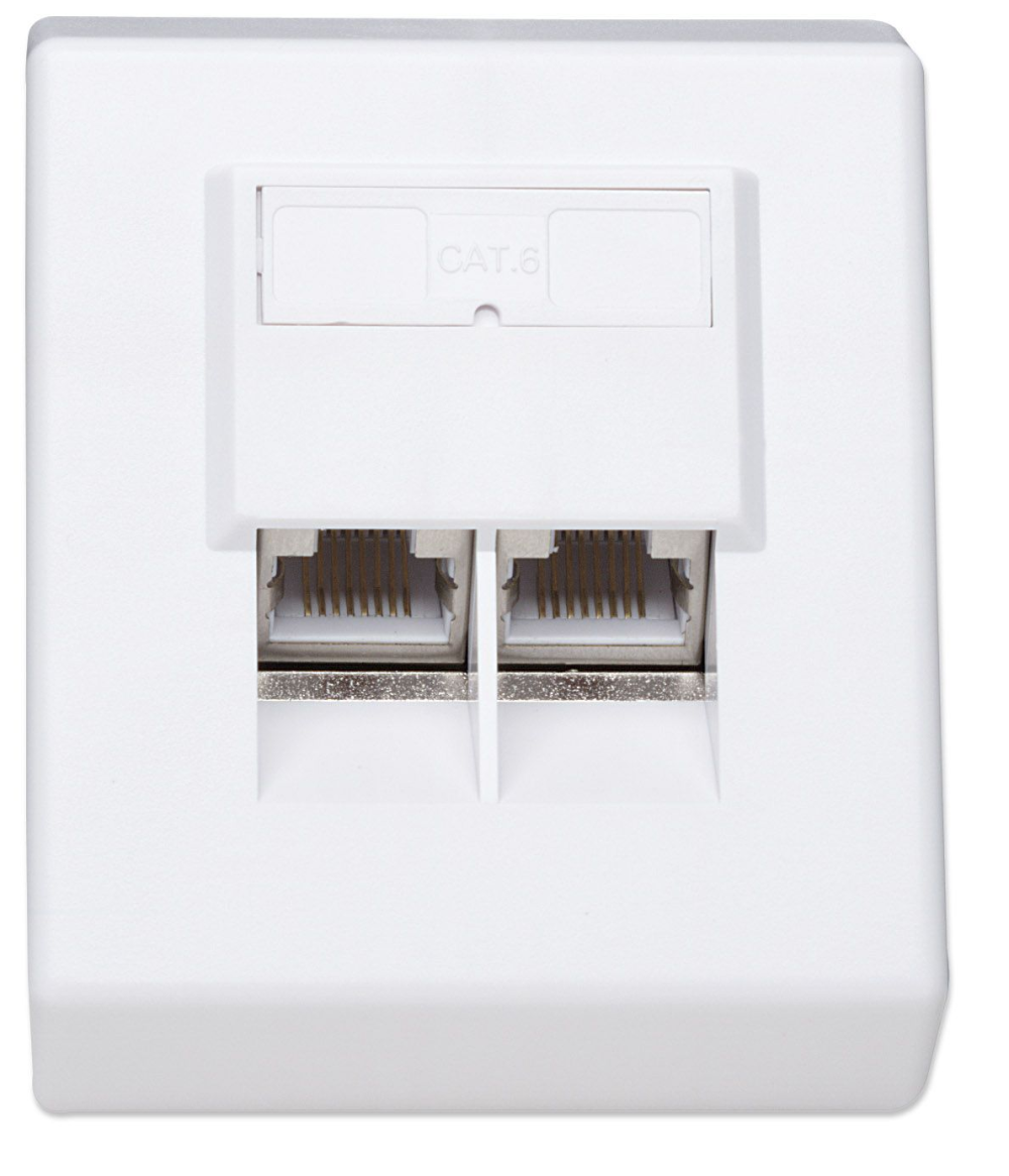Компьютерная розетка 2xrj-45 TDM