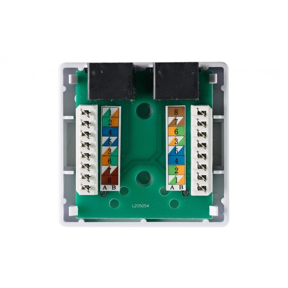 Настенная информационная розетка rj45, категория 5е UTP, 1-порт ITK