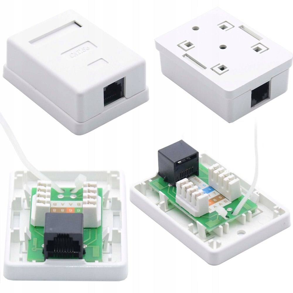 Компьютерная розетка накладная TDM RJ-45