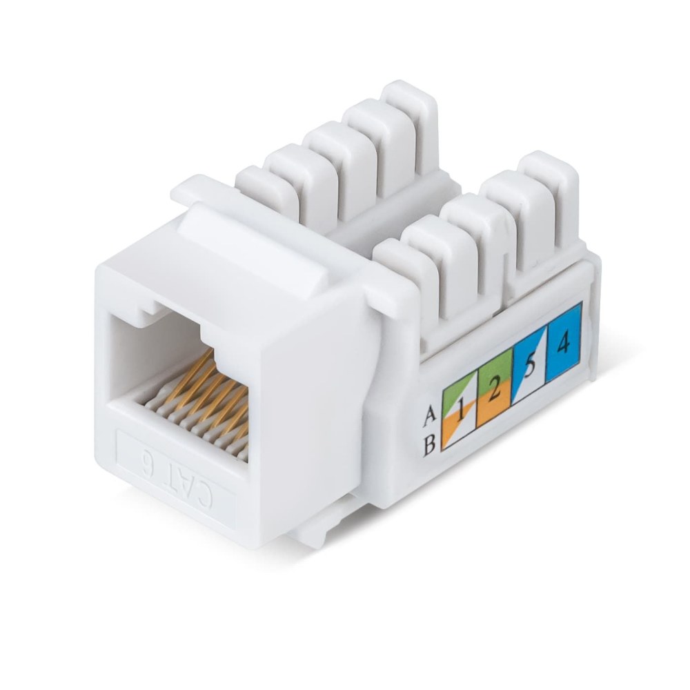 Адаптер проходной Keystone rj45 кат.5е