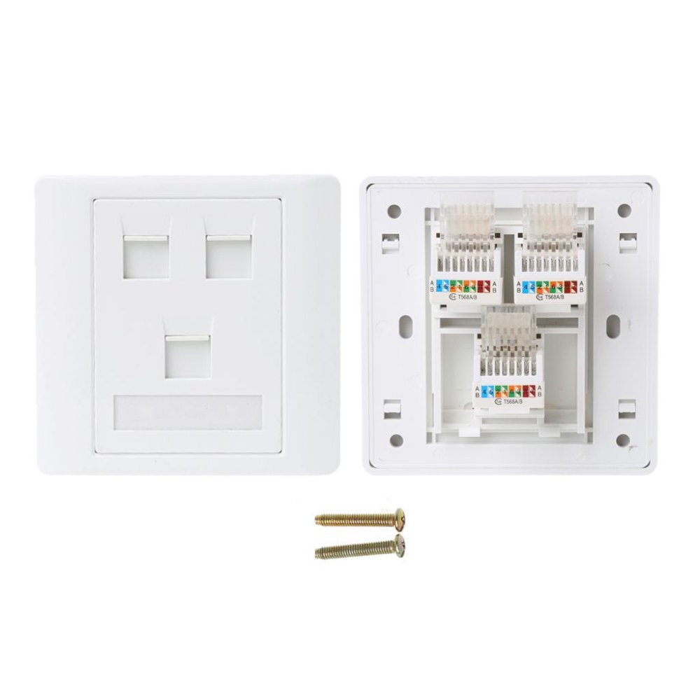 Сетевая розетка RJ-45 тройная