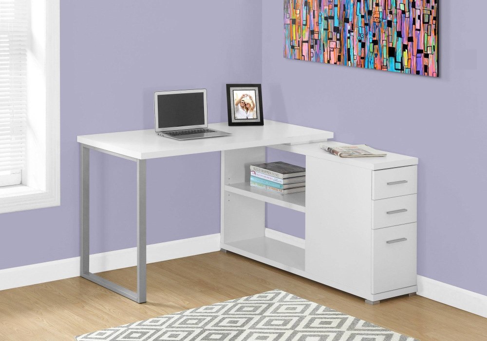 Стол компьютерный Homeoffice (белый, 1200х550х964 мм)