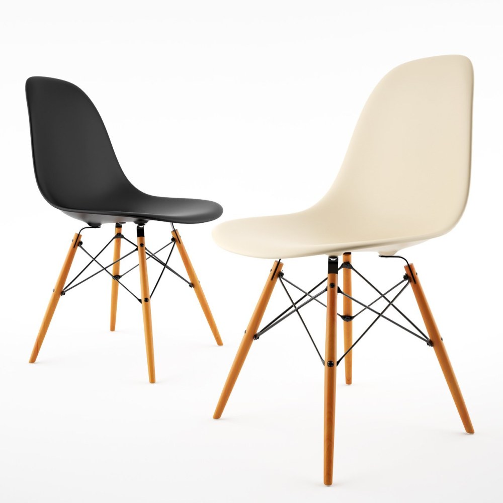 Кресло Vitra Eames Side Chair 3д модель