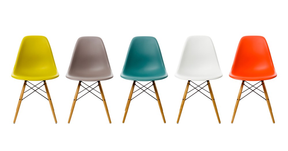 Стул Eames DSW желтый