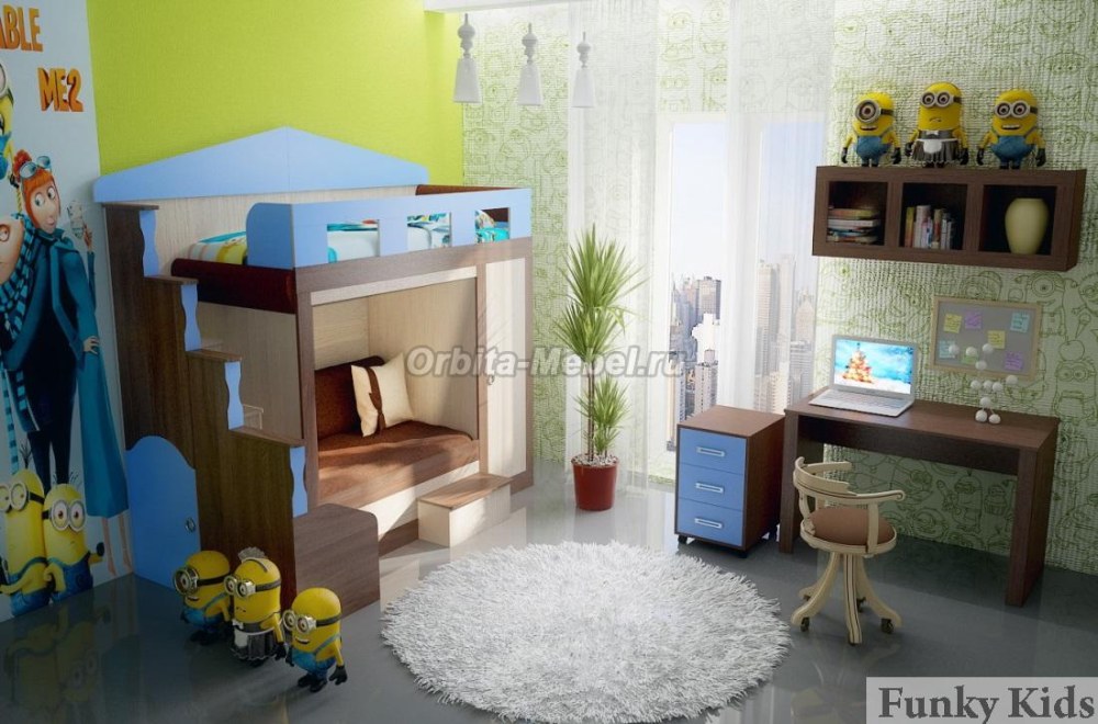 Кровать чердак Фанки хоум 1