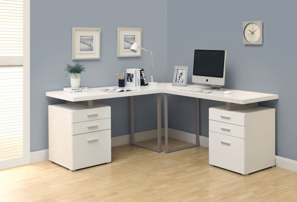 Стол компьютерный Homeoffice (белый, 1200х550х964 мм)