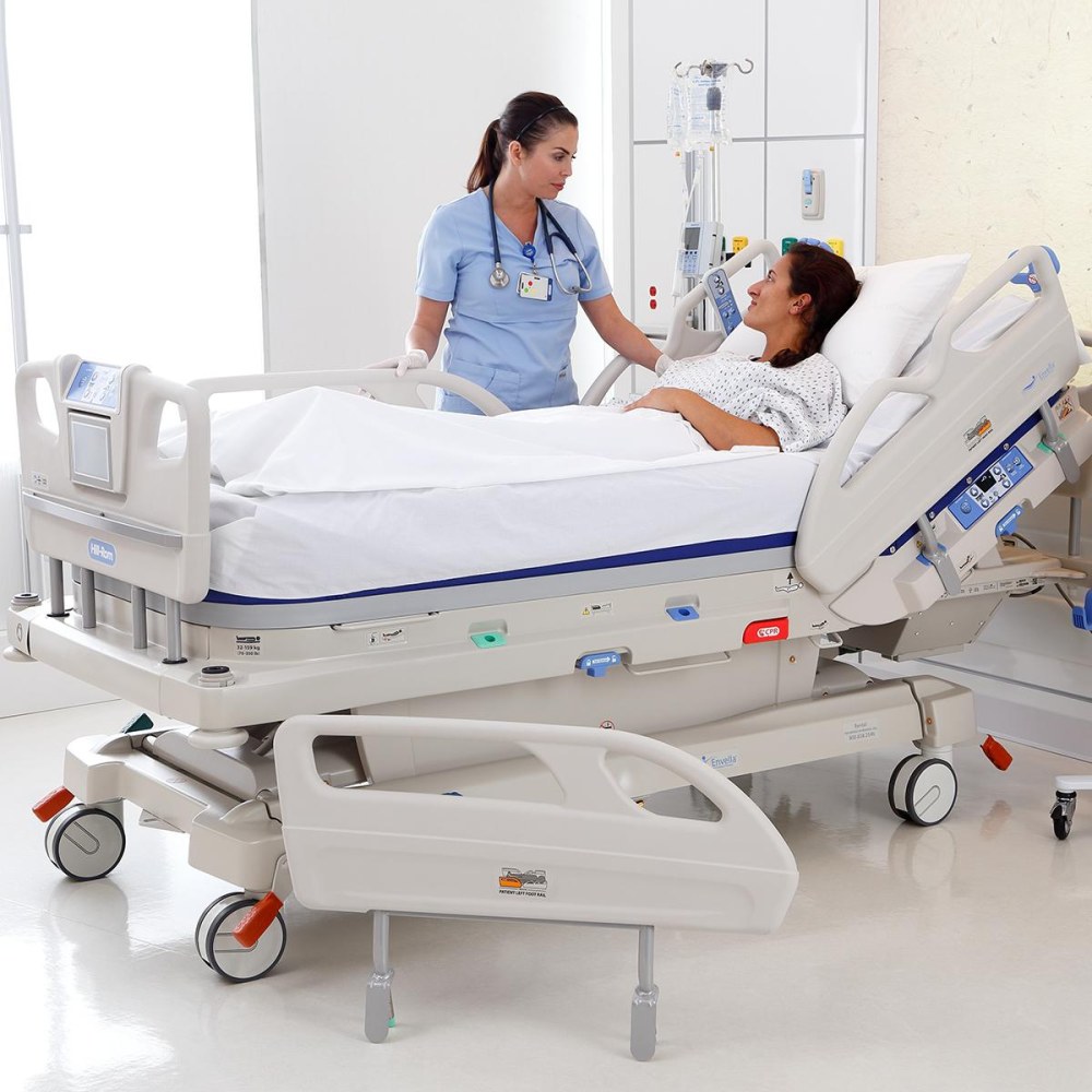 Nurse on Hospital Bed Backside