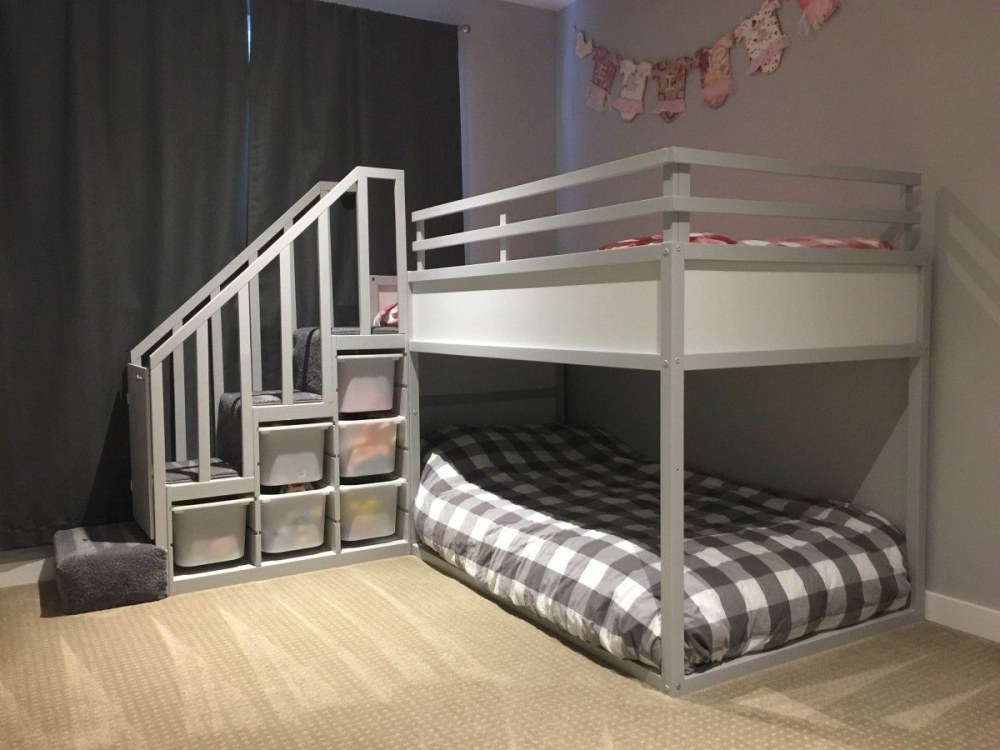Детская двухъярусная кровать ikea
