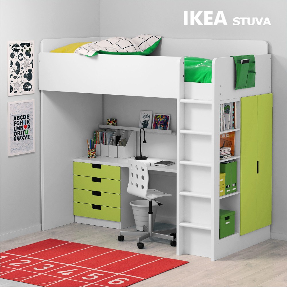Ikea СТУВА кровать чердак