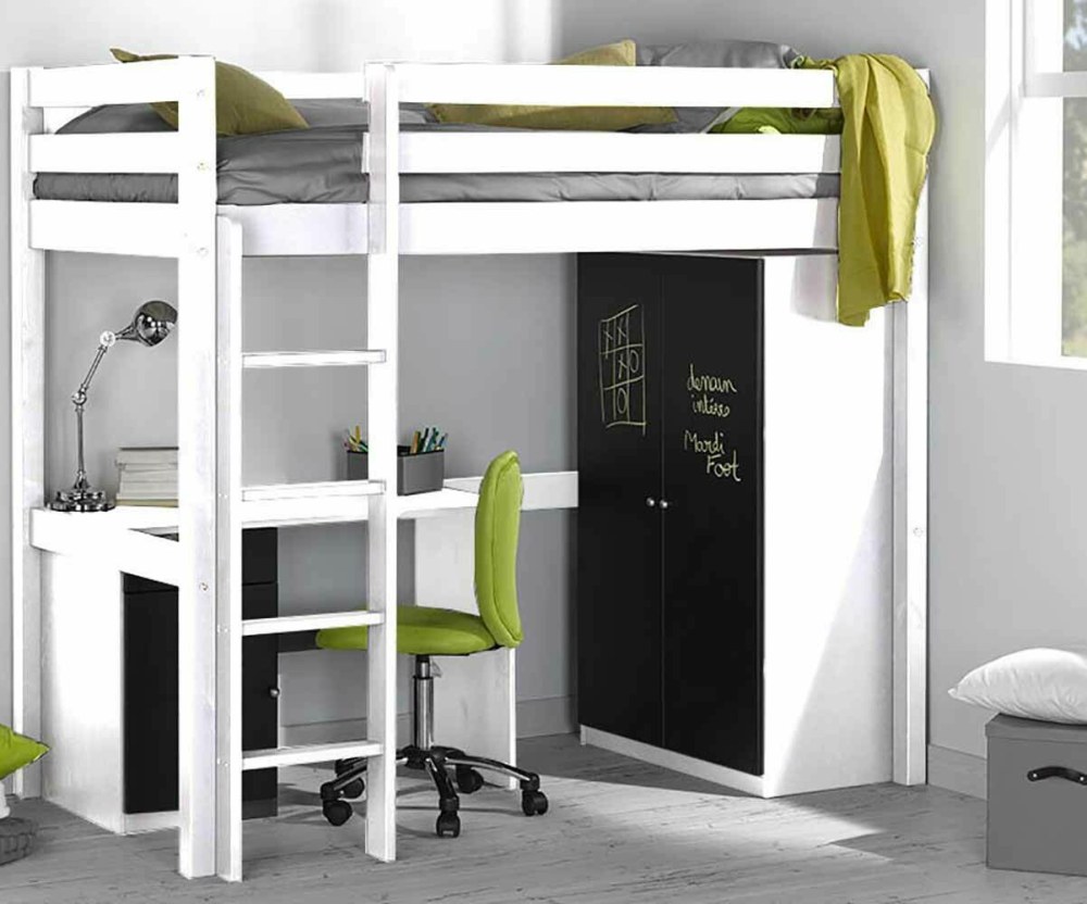 Ikea кровать чердак с рабочей зоной