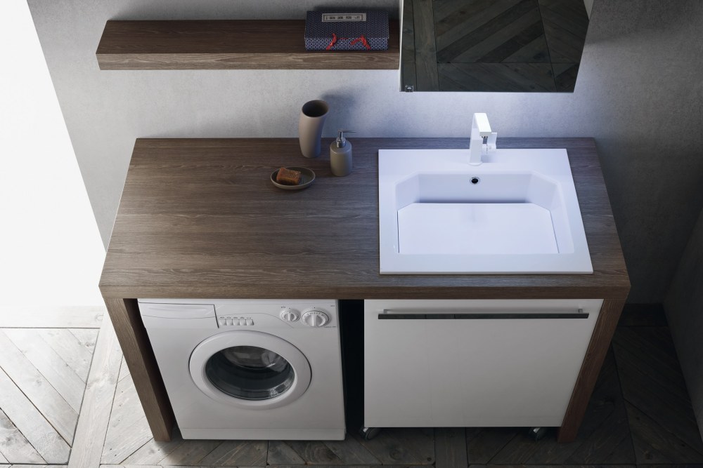 Встроенная раковина под стиральную машину ikea