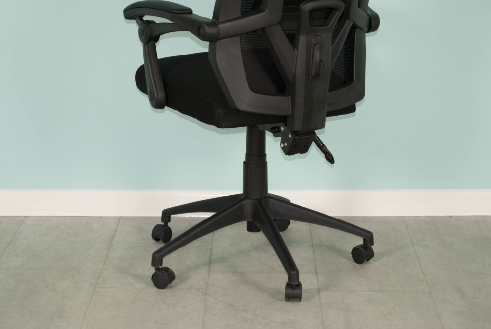 Кресло офисное Brabix Force ex-516, ткань, черное/вставки синие, 120 кг