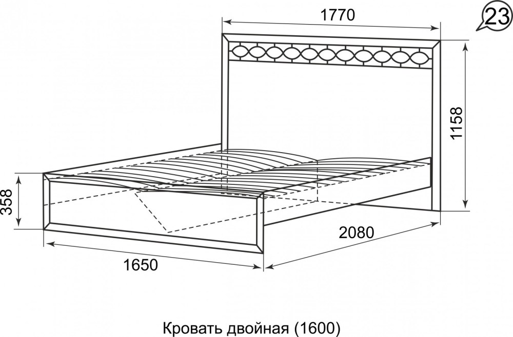 Ижмебель спальня Брайтон