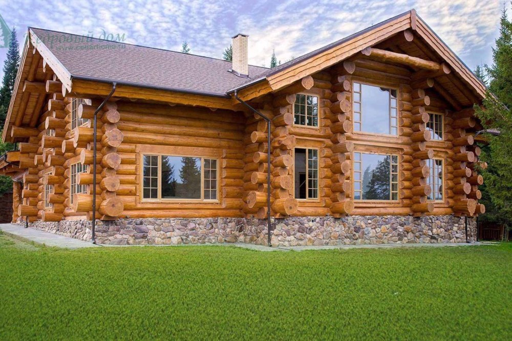 Сибирский кердр сруб 100м²