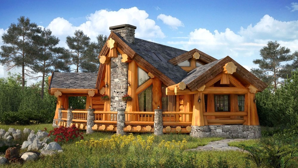 Post and Beam канадская рубка