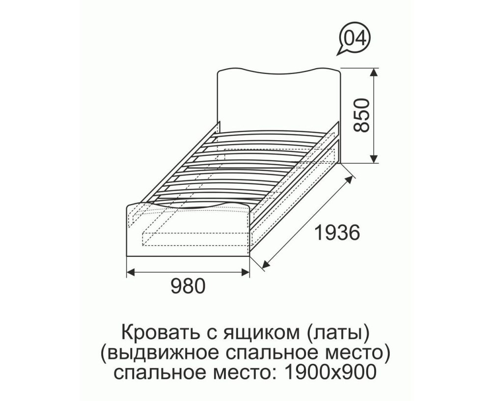 Кровать полуторка Размеры стандарт