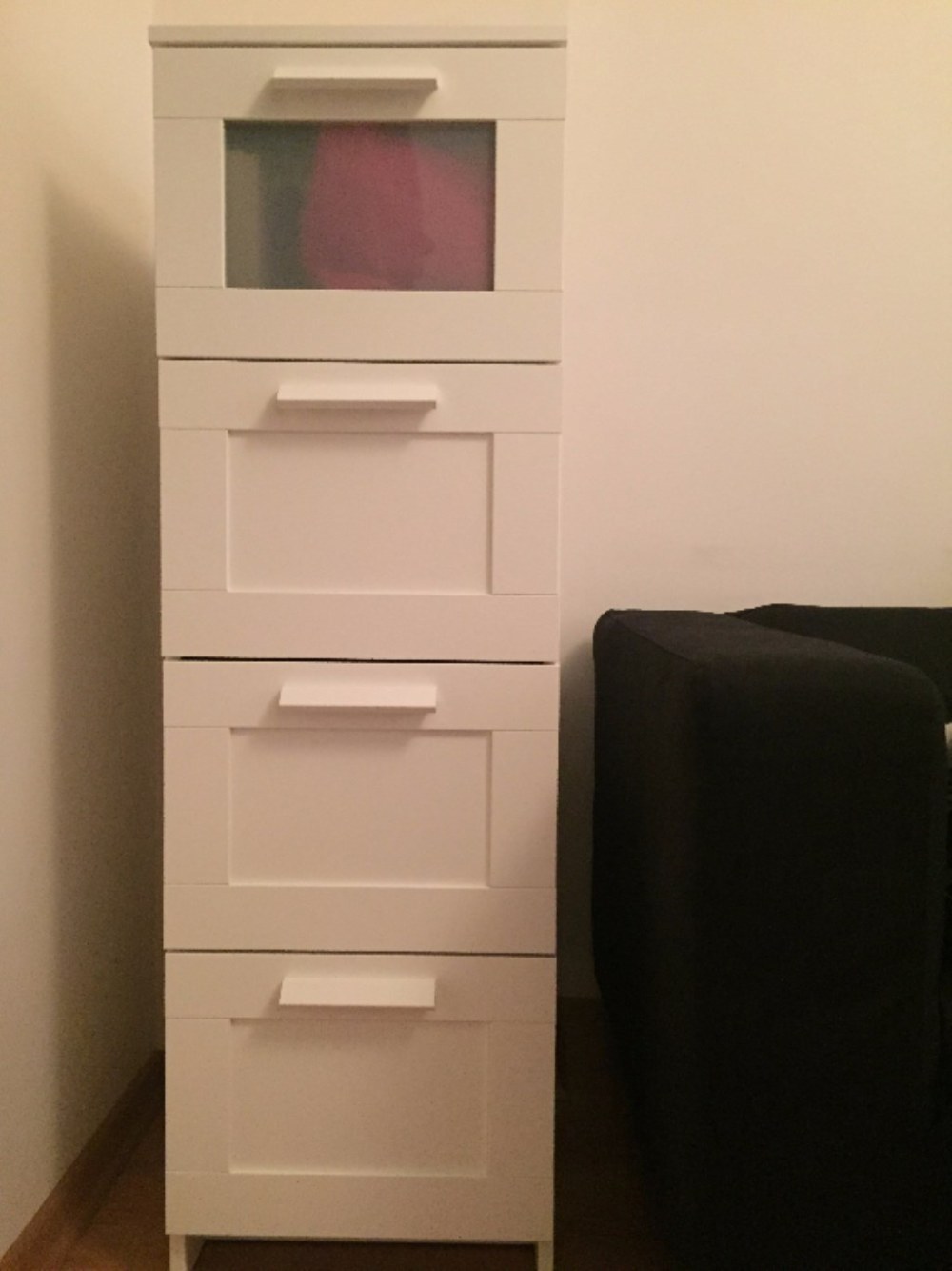 Комод ikea brimnes 39x124cm черный
