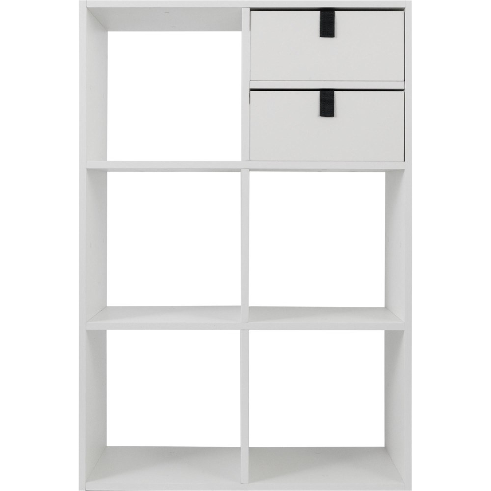 Стеллаж Spaceo Kub 6 секций 70x104x31.5 см ЛДСП цвет белый