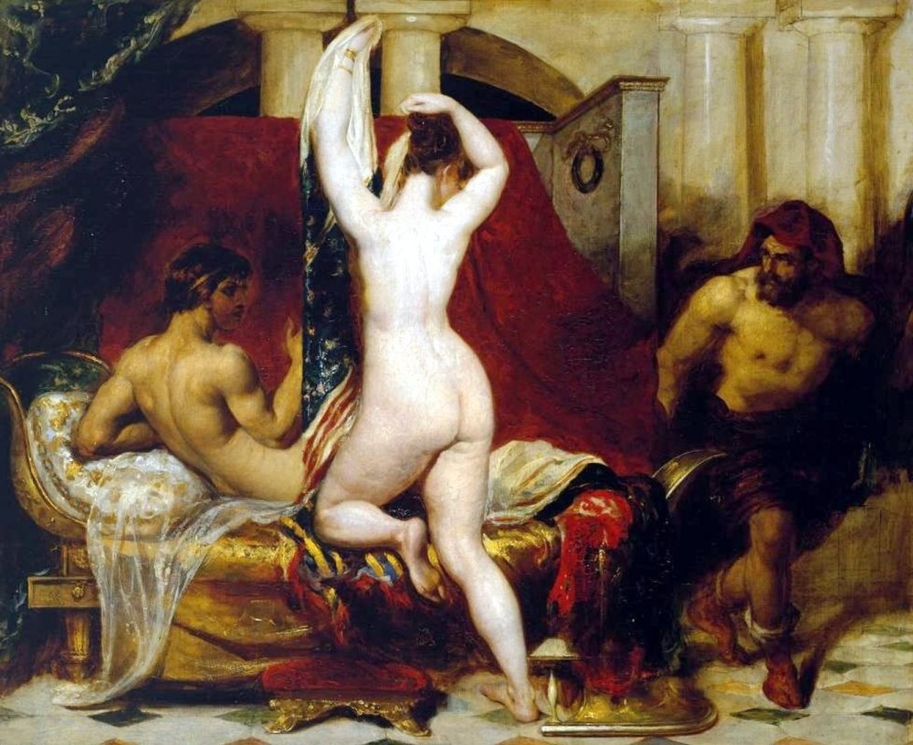 Неосторожность Кандавла» Уильям этти (1830)
