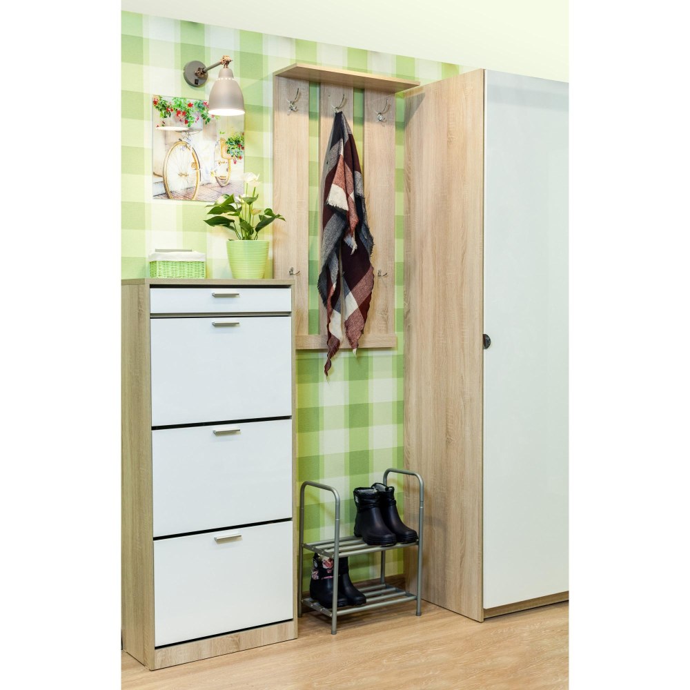 Вешалка настенная 63x118x20 см, цвет дуб сонома