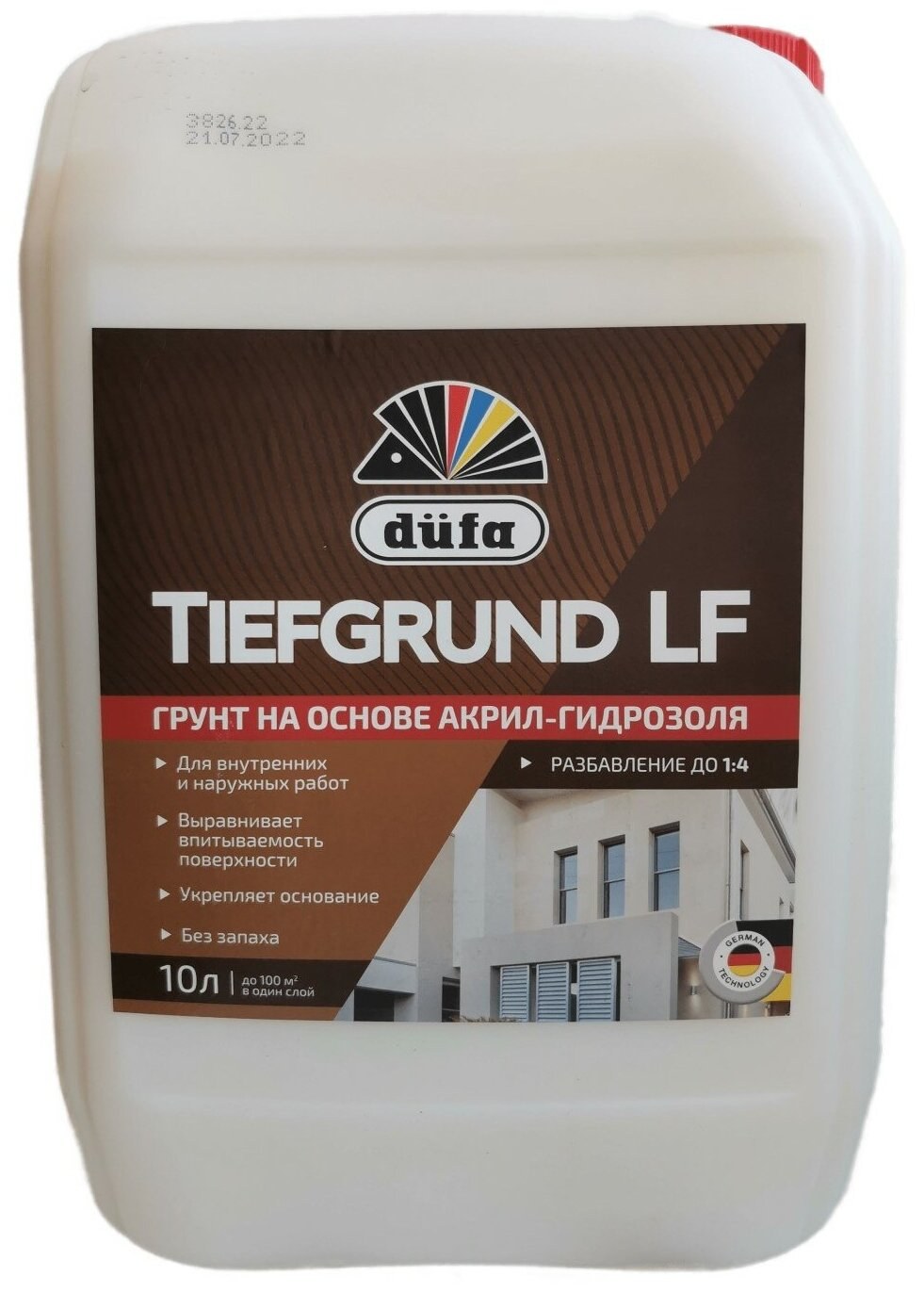 Грунт акриловый Dufa Tiefgrund LF универсальный 10л, арт.