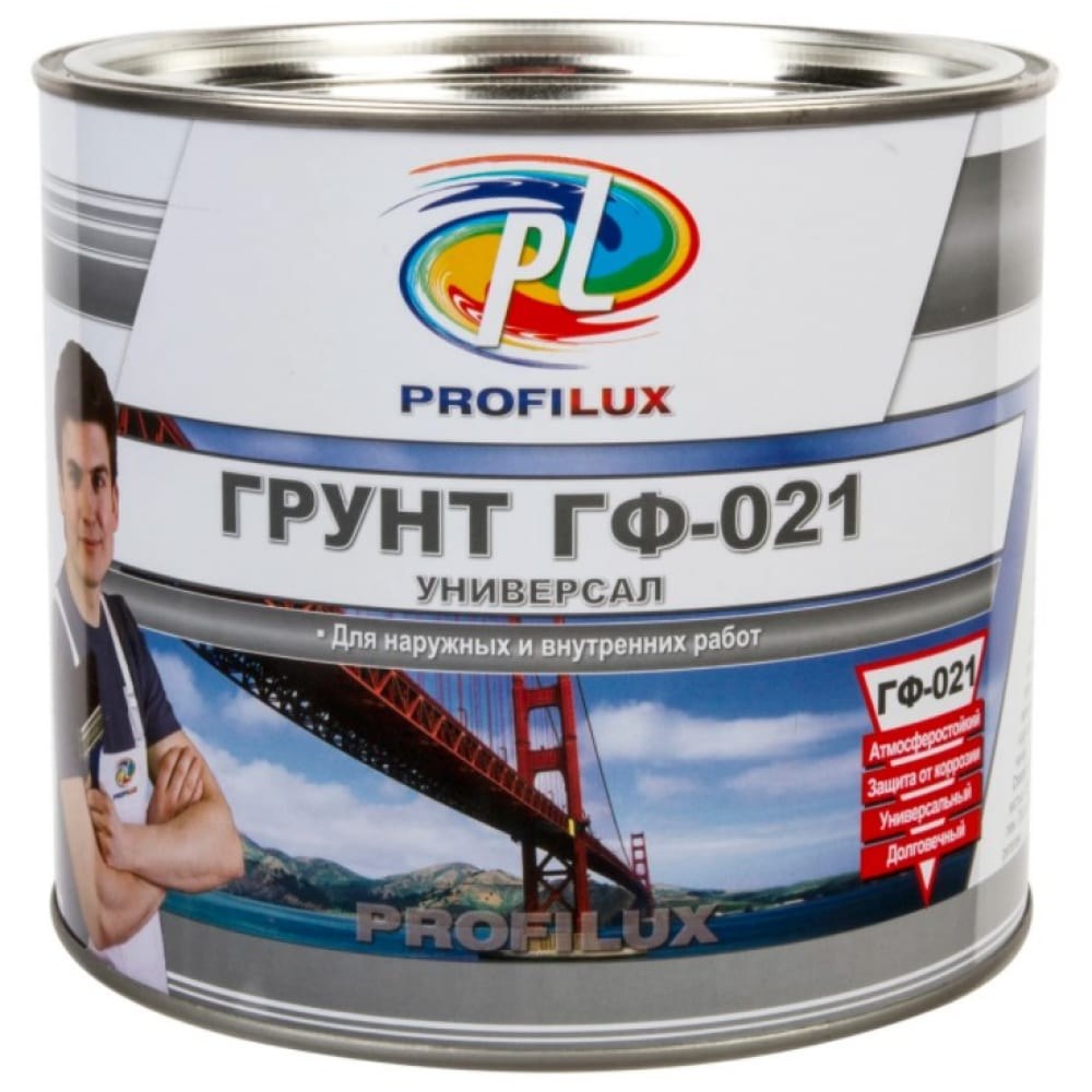 Грунт ГФ-021 серый 20кг Profilux