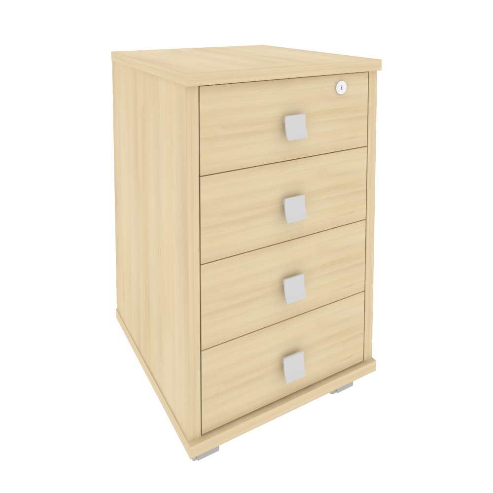 Style тумба подкатная 3 ящ с фолдингом л.ТМ-3f дуб Наварра 420 450 563