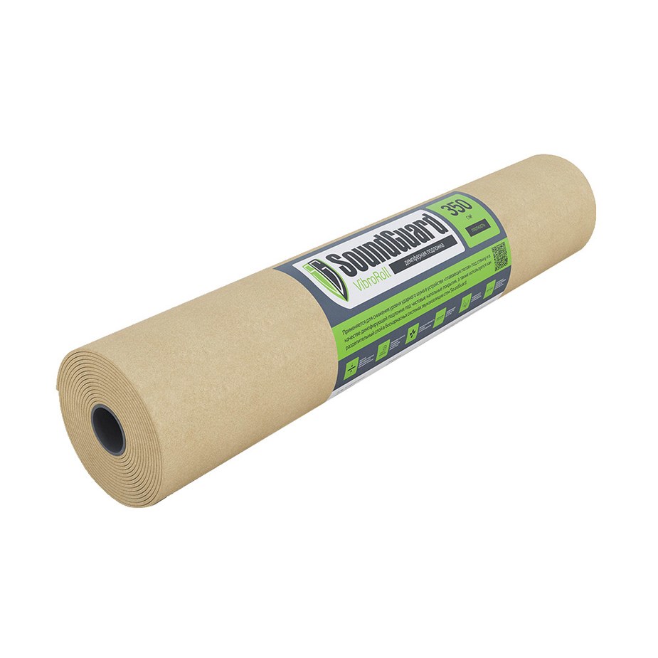 Подложка демпферная SOUNDGUARD vibroroll 3,5 мм 1х15 м
