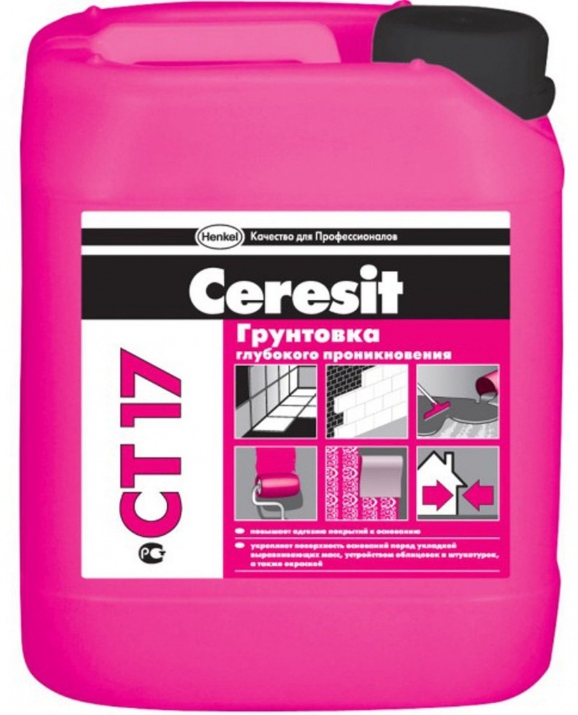 Ceresit грунтовка глубокого проникновения 10л