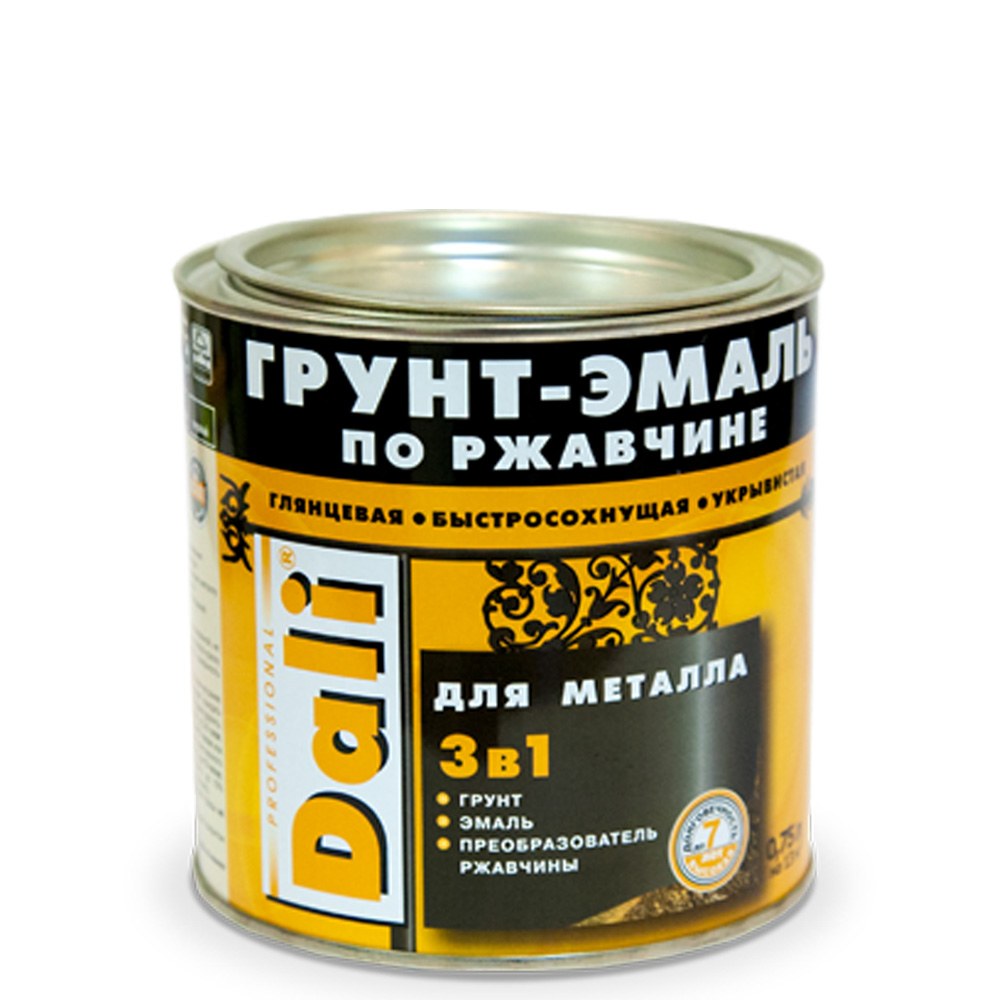 Dali краска 3 в 1 по ржавчине