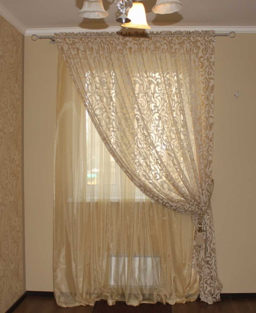 Шторы из тюли для спальни