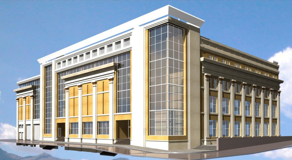 Фасад административного здания