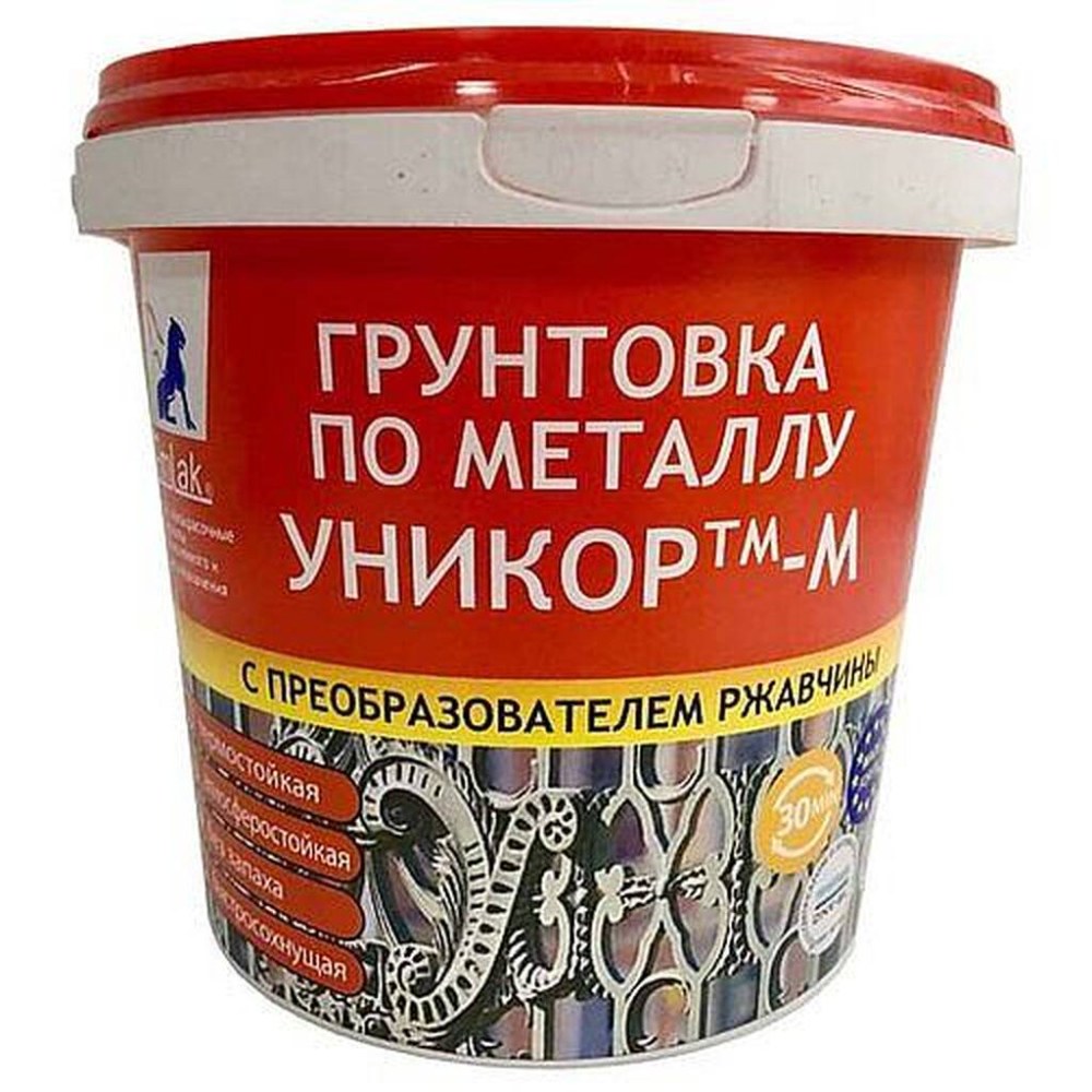 Грунтовка ЭМЛАК Уникор черный 1,2 кг 4607014470018