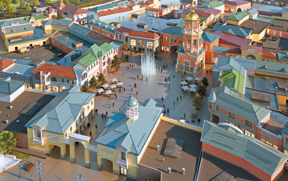Аутлет белая дача сверху