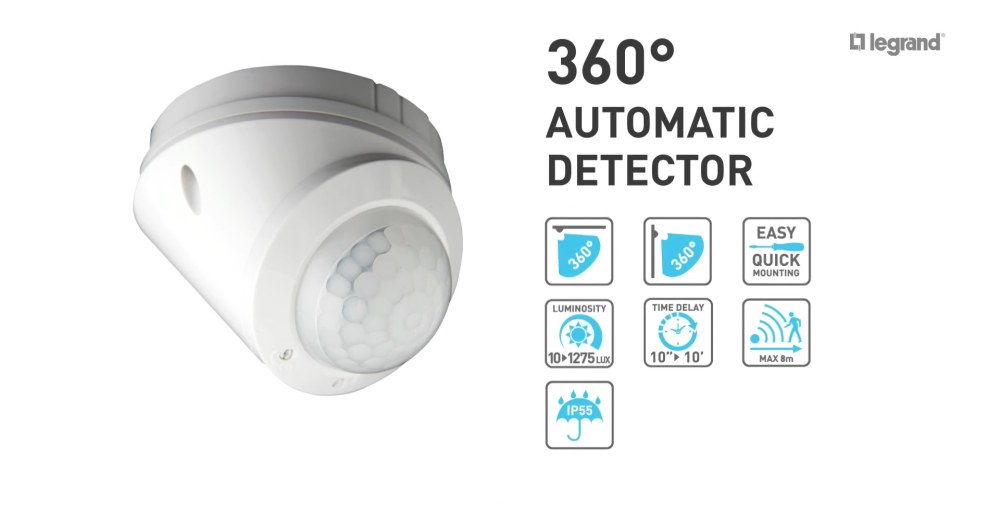 Legrand датчик движения ip54