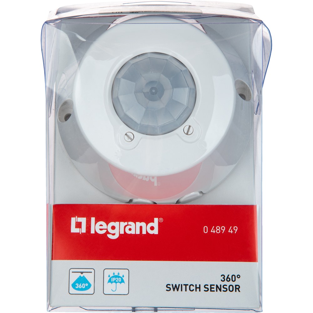 Legrand Lighting Management датчик движения PIR потолочный 360°, блистер