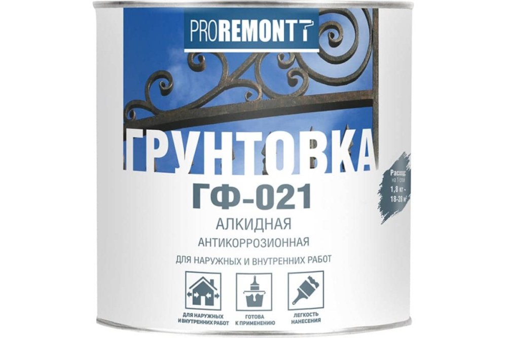 Proremontt грунт ГФ-021 красно-коричневый