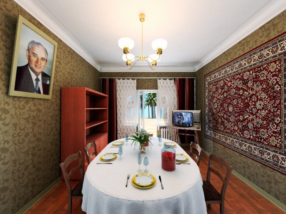 Советский интерьер